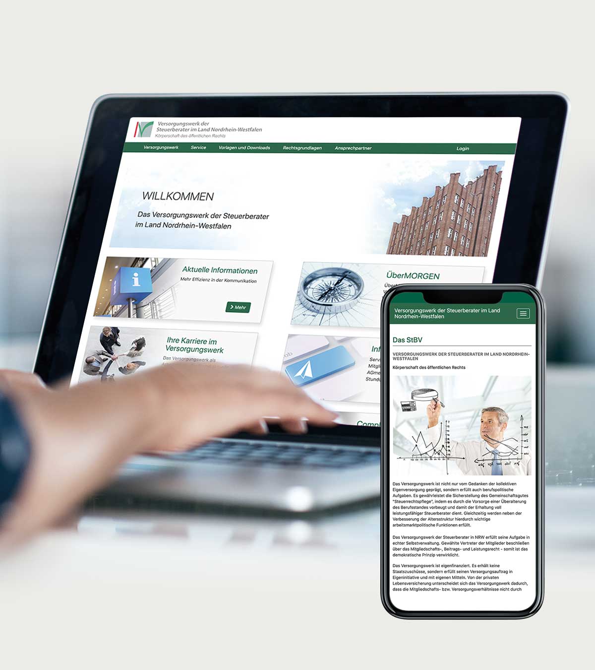 Neukonzeption und Umsetzung von Websites
